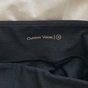 Outdoor Voices 7/8 Charcoal Warmup Legging
